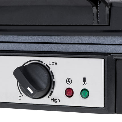 Adler AD 3049 Wafelijzer voor 4 Belgische Wafels – 1800W – Regelbare Temperatuur – Anti-aanbaklaag