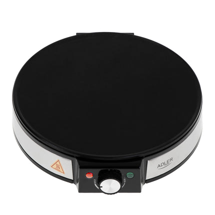 Adler Pannenkoekenmaker 30 cm 1600W – Elektrische Crêpe Maker – Regelbare Temperatuur