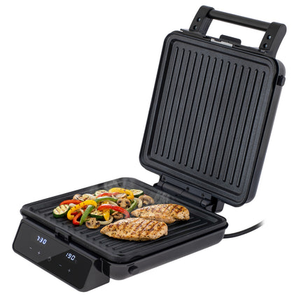 Adler AD 3096 Tosti IJzer 4-in-1 2200W – Contactgrill, Wafelijzer & Sandwichmaker – Verwisselbare Platen