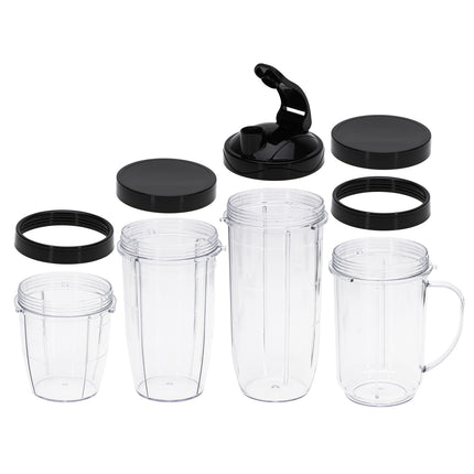 Adler AD 4084 Blender 1200W met 4 Bekers – Smoothie Blender To Go – IJscrusher – Zilver