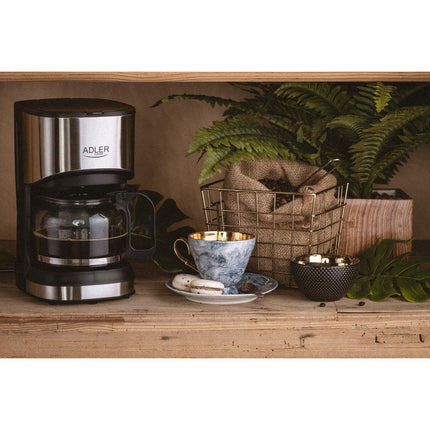 Adler AD 4407 Koffiezetapparaat 0,7 Liter – Filter Koffiezetapparaat – 5 Kopjes – Warmhoudplaat