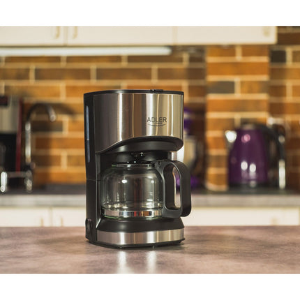 Adler AD 4407 Koffiezetapparaat 0,7 Liter – Filter Koffiezetapparaat – 5 Kopjes – Warmhoudplaat