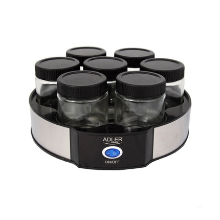 Adler AD 4476 Yoghurtmaker – Yoghurtmachine met 7 Glazen Potjes van 200 ml – 1,4 Liter