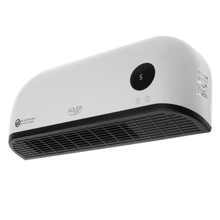 Adler AD 7751 Elektrische Wandkachel 2000W – Keramische Kachel met Afstandsbediening – Timer – Wit