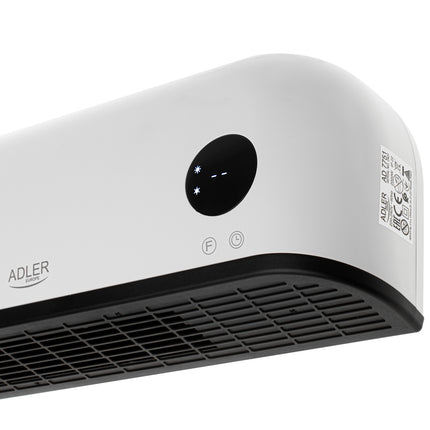 Adler AD 7751 Elektrische Wandkachel 2000W – Keramische Kachel met Afstandsbediening – Timer – Wit