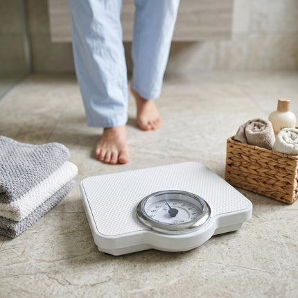 Adler AD 8180 Personenweegschaal – Mechanische Analoge Weegschaal tot 136 kg – Zonder Batterijen – Antislip