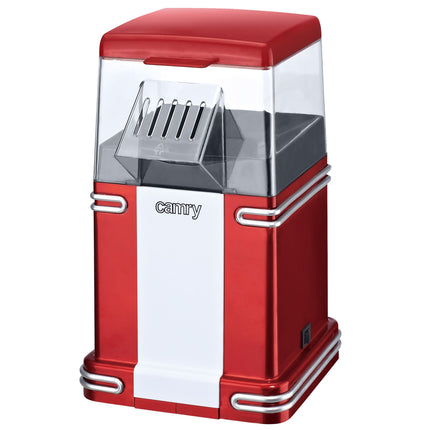 Popcornmachine 1200W – Hetelucht Popcornmaker Zonder Olie – Zwart/Rood