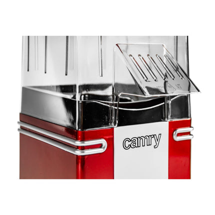Popcornmachine 1200W – Hetelucht Popcornmaker Zonder Olie – Zwart/Rood