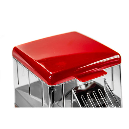 Popcornmachine 1200W – Hetelucht Popcornmaker Zonder Olie – Zwart/Rood