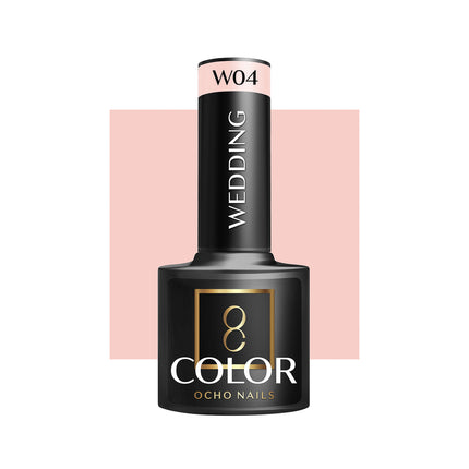 Ocho Nails W04 Professionele Hybride Bruidsnagellak - Roze UV Gellak - Wedding Nagellak 5 g