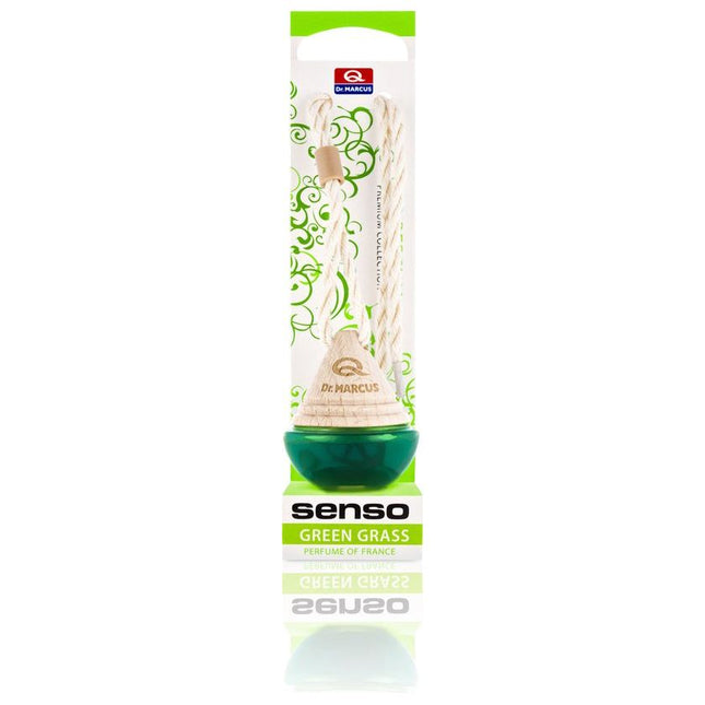 Dr. Marcus Senso Wood Green Grass luchtverfrisser met neutrafresh technologie - Autogeurtje voor in de auto, thuis of kantoor - Tot 65 dagen geurverspreiding 8 ml