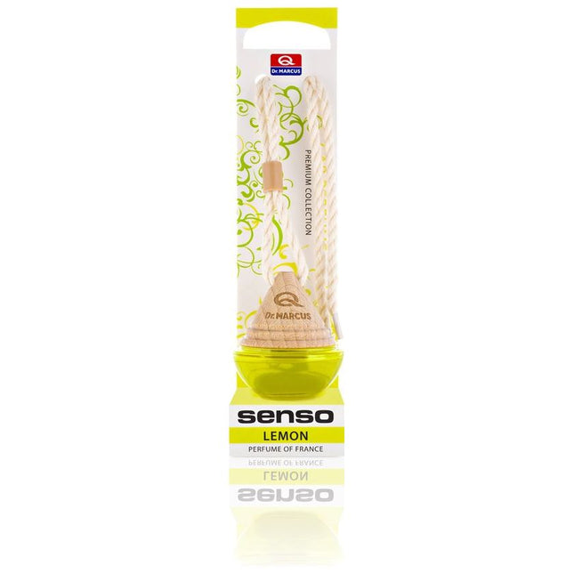 Dr. Marcus Senso Wood Lemon luchtverfrisser met neutrafresh technologie - Autogeurtje voor in de auto, thuis of kantoor - Tot 65 dagen geurverspreiding 8 ml