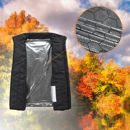 Manta Verwarmd Vest Met 9 Verwarmingszones Maat L - Elektrisch Vest Zwart Wintersport Outdoor - 35-60°C - MKG02