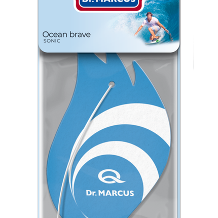 Dr. Marcus Sonic Ocean auto geurhanger tot 49 dagen geurverspreiding - Exclusieve neutrafresh technologie - Luchtverfrisser - 15 Gram