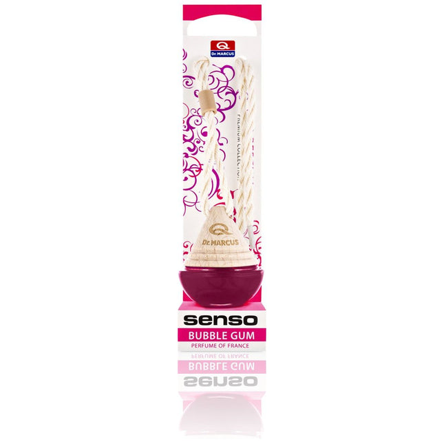 Dr. Marcus Senso Wood Bubble Gum luchtverfrisser met neutrafresh technologie - Autogeurtje voor in de auto, thuis of kantoor - Tot 65 dagen geurverspreiding 8 ml