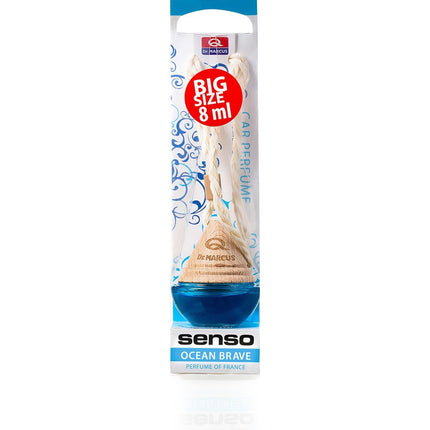 Dr. Marcus Senso Wood Ocean luchtverfrisser met neutrafresh technologie - Autogeurtje voor in de auto, thuis of kantoor - Tot 65 dagen geurverspreiding 8 ml