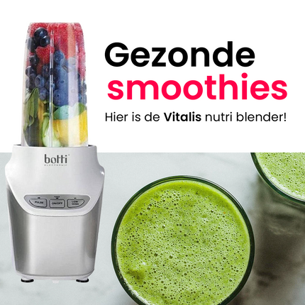 2de kansje Botti Vitalis nutri blender smoothie to go 1000W wit