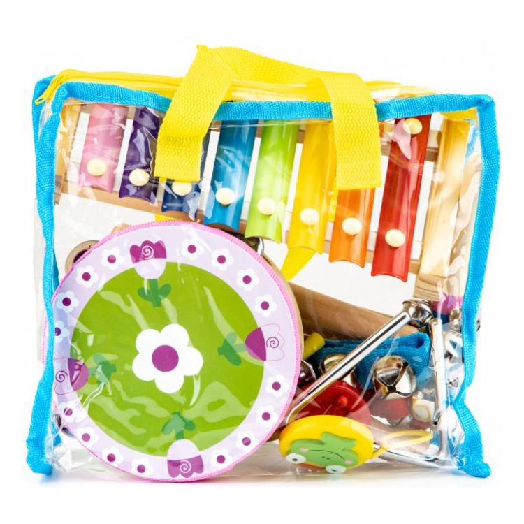 Kadoing® 18-Delige Houten Muziekinstrumenten Set - Montessori Speelgoed Kadoing® 18-Delige Houten Muziekinstrumenten Set - Montessori Speelgoed