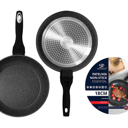 Essential Koekenpan 18 cm – Antiaanbaklaag – Geschikt voor Inductie & Gas