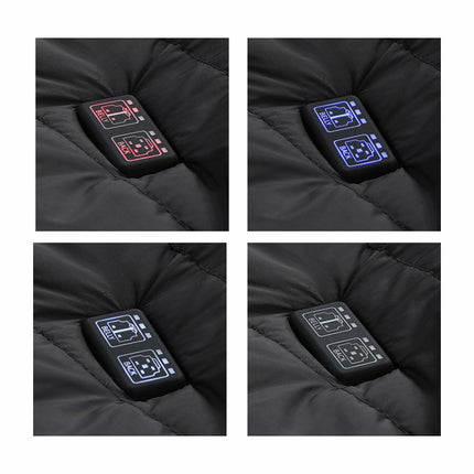 Manta Verwarmd Vest Met 9 Verwarmingszones Maat L - Elektrisch Vest Zwart Wintersport Outdoor - 35-60°C - MKG02