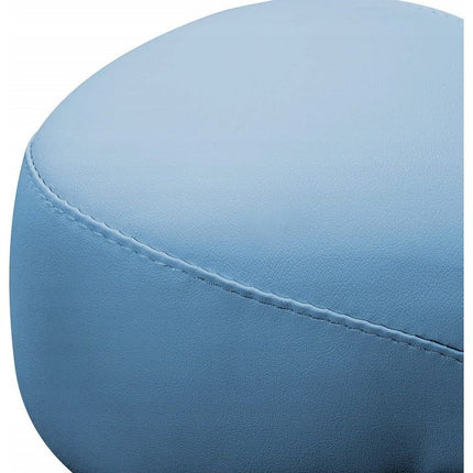 Giovanni Ergonomische Podologie Cosmetische Zadelkruk Met Rugleuning - Kapperskruk Pedicure Schoonheidsspecialist Blauw