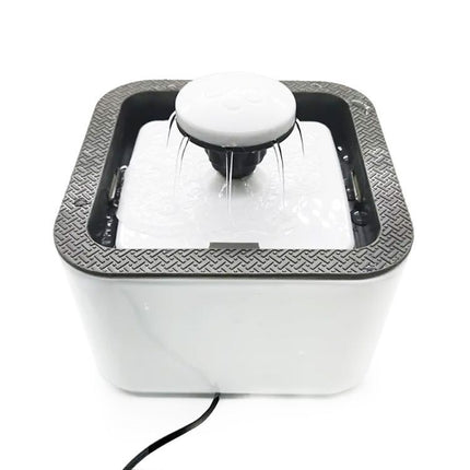 Petsi Automatische Drinkfontein 2,5L - Waterdispenser Voor Katten Honden - Waterfilter Fontein - Dieren Drinkbak - Wit