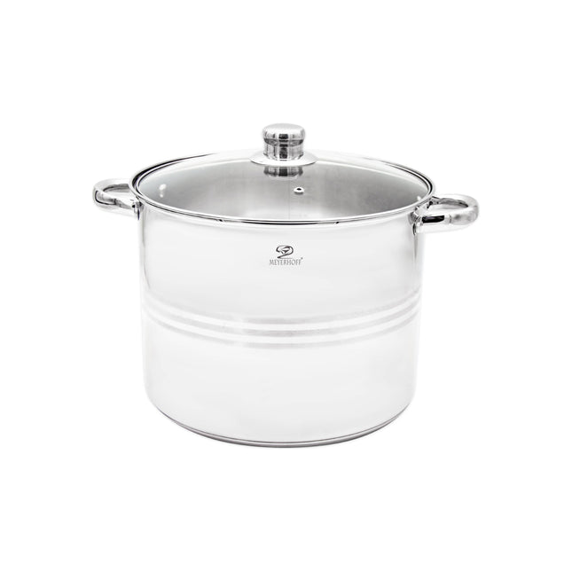2de kansje Meyerhoff RVS Large Soeppan/Kookpan 10 Liter - Groot Formaat - Inductiepan 26 x 21 cm