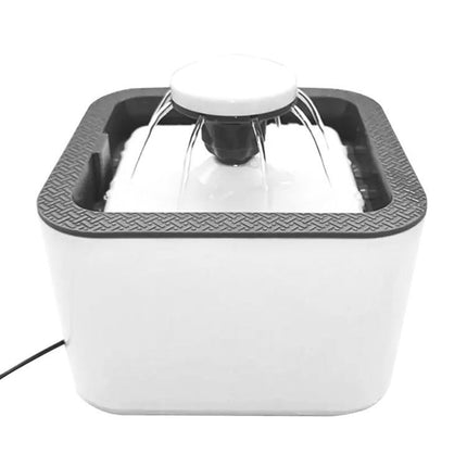 Petsi Automatische Drinkfontein 2,5L - Waterdispenser Voor Katten Honden - Waterfilter Fontein - Dieren Drinkbak - Wit