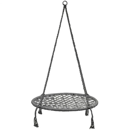 Modern Home weerbestendige kraaiennest schommelstoel - Tot 150 kg draagvermogen - Nestschommel - Voor binnen en buiten - Grijs