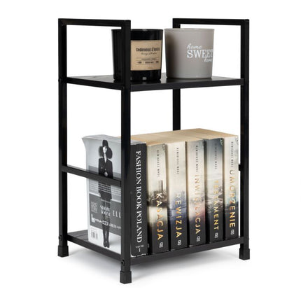 Modern Home industriële loft stijl boekenkast met 2 planken - 48,5 x 29 x 23,5 cm -  Bruin
