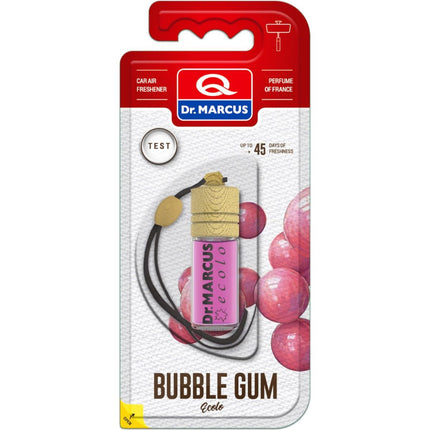 Dr. Marcus Ecolo Bubble Gum autogeurtje met neutrafresh technologie - Luchtverfrisser auto - Tot 45 dagen geurverspreiding - 4,5 ml