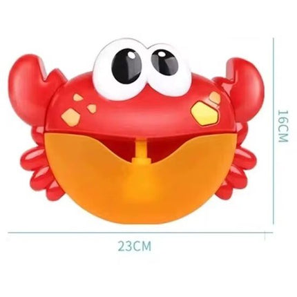 Trendmix Bubble Crab Bad Speelgoed – Muzikale Zeepbellen Krab met 12 Liedjes – Baby en Peuter Bad Speeltje met Bubbels – Rood/Geel
