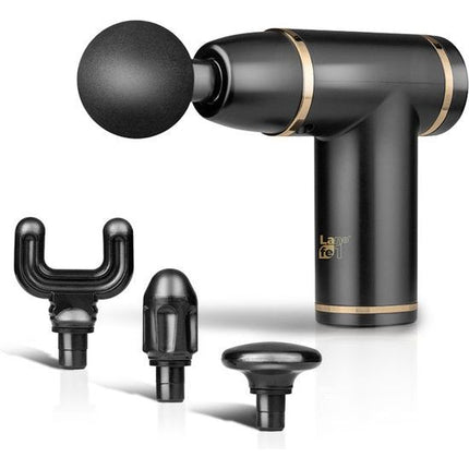 Lafe Massage gun / Massage apparaat met 4 Opzetstukken en 8 standen