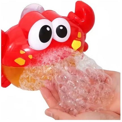 Trendmix Bubble Crab Bad Speelgoed – Muzikale Zeepbellen Krab met 12 Liedjes – Baby en Peuter Bad Speeltje met Bubbels – Rood/Geel