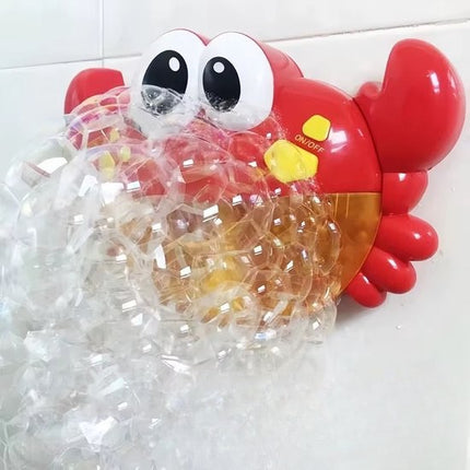 Trendmix Bubble Crab Bad Speelgoed – Muzikale Zeepbellen Krab met 12 Liedjes – Baby en Peuter Bad Speeltje met Bubbels – Rood/Geel