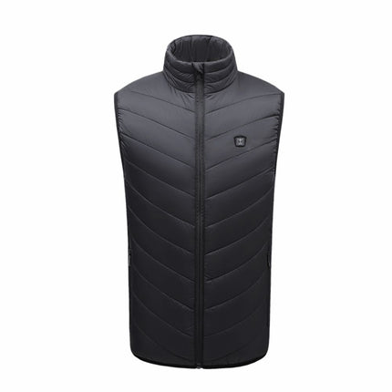 Manta Verwarmd Vest Met 4 Verwarmingszones Maat XXL - Elektrisch Vest Zwart Wintersport Outdoor - 35-60°C - MKG01