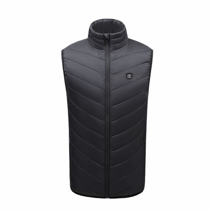 Manta Verwarmd Vest Met 4 Verwarmingszones Maat M - Elektrisch Vest Zwart Wintersport Outdoor - 35-60°C - MKG01
