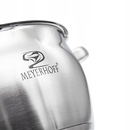 Kookpan 1,8 Liter RVS met Deksel – 16 cm Pan voor Inductie, Gas & Keramisch – Met Maatverdeling