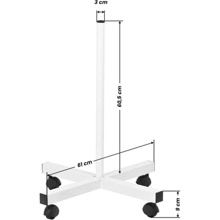 Activeshop Loeplamp met Statief en LED Verlichting - Vergrotingslamp - Werklamp - Cosmetische Lamp - 5 DPT - 22W