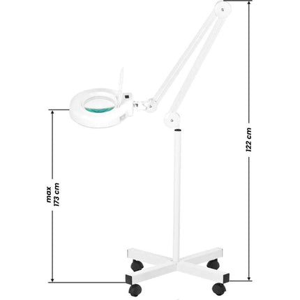 Activeshop Loeplamp met Statief en LED Verlichting - Vergrotingslamp - Werklamp - Cosmetische Lamp - 5 DPT - 22W