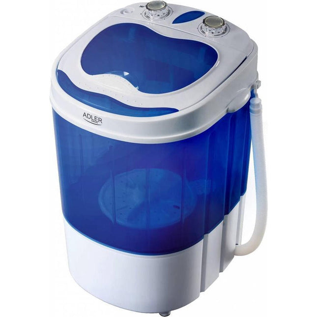 2de kansje Adler AD 8051 camping mini wasmachine met centrifuge tot 3kg