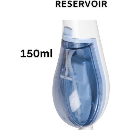 Kledingstomer / steamer met opklapbaar handvat en waterreservoir inclusief 2 opzetstukken