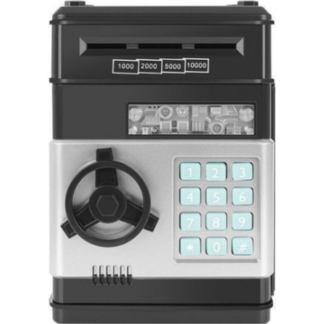 Ruhhy Kluis Voor Kinderen - Number Bank - Speelgoedkluis - Elektronische Geldautomaat - Elektronische Spaarpot - Leer Sparen Met PIN-Beveiligde Kluis