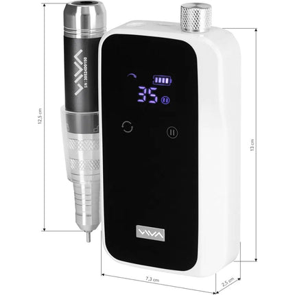 VIVA 305 Oplaadbare Manicure en Pedicure Nagelfrees 35.000 tpm - Twist-lock-systeem - Touch-bedieningspaneel - Freesmachine