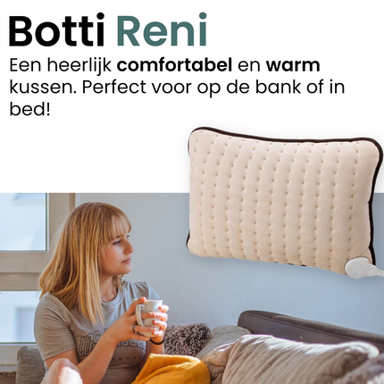 2de kansje Botti medic series Reni verwarmingskussen 100W beige