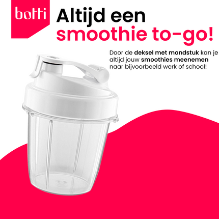 2de kansje Botti Vitalis nutri blender smoothie to go 1000W wit
