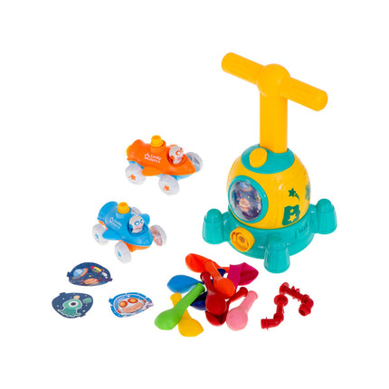 Space ship ballonen werper speelgoed voertuig - incl. Ballonnen en accessoires