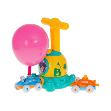 Space ship ballonen werper speelgoed voertuig - incl. Ballonnen en accessoires