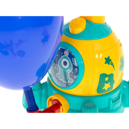 Space ship ballonen werper speelgoed voertuig - incl. Ballonnen en accessoires