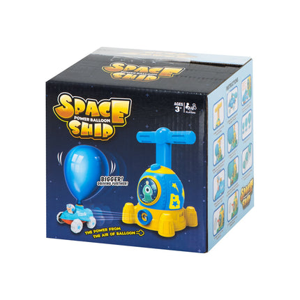 Space ship ballonen werper speelgoed voertuig - incl. Ballonnen en accessoires